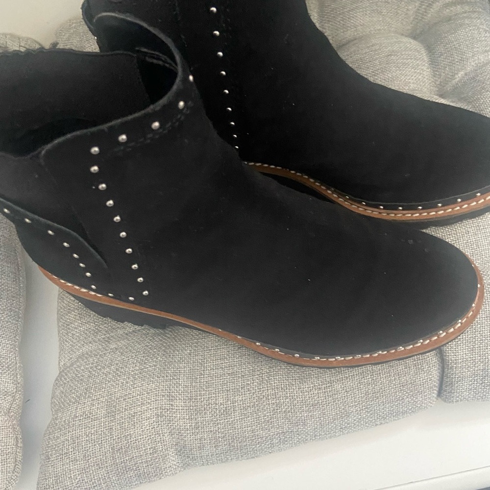 Dolce vita studded suede boots worn twice.